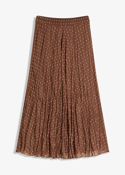 Gonna in chiffon con effetto stropicciato, bonprix