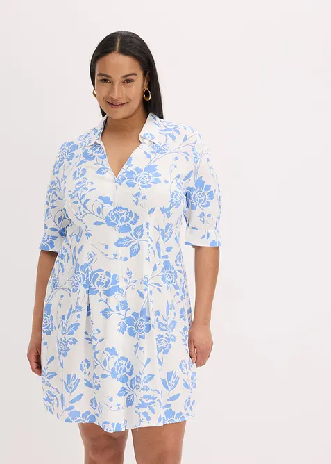 Abito chemisier in viscosa fluente, bonprix