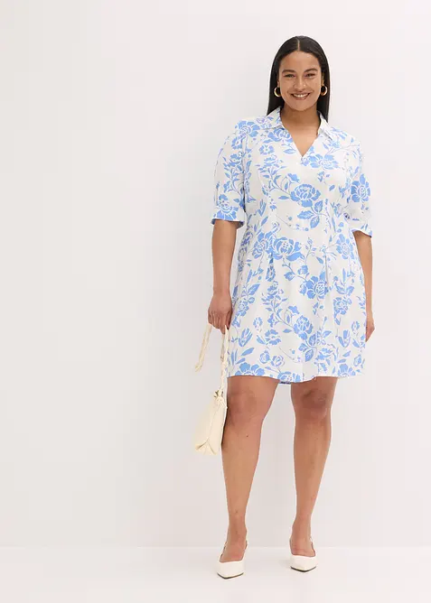 Abito chemisier in viscosa fluente, bonprix