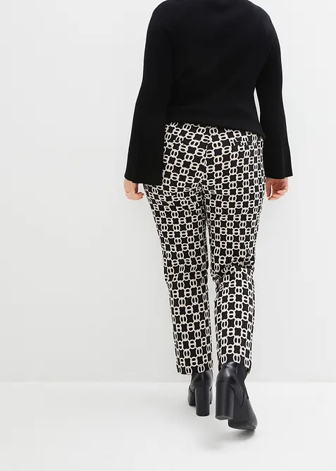 Pantaloni in bengalina elasticizzata, bonprix