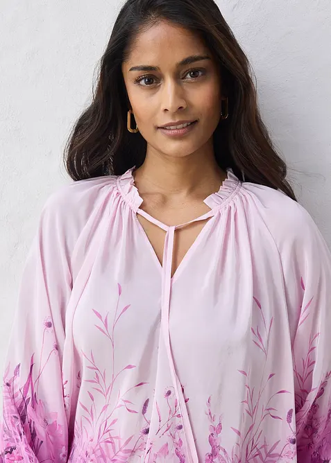 Blusa in misto seta, bonprix