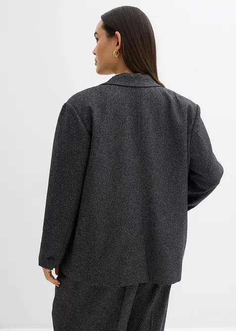 Blazer oversize in misto viscosa fine, bonprix