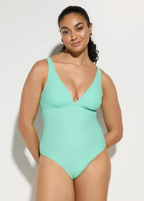 Costume intero con scollatura profonda ed effetto modellante medio, bonprix