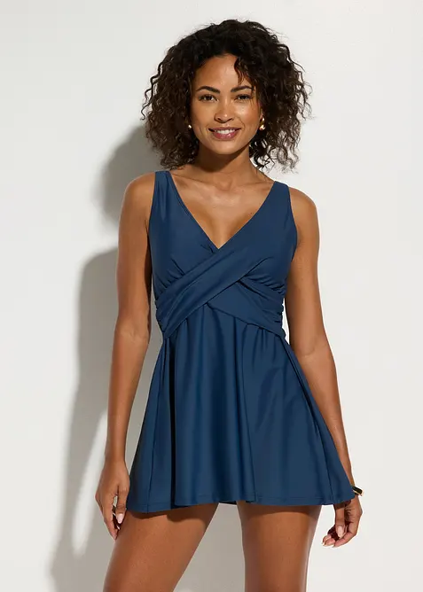 Tankini lungo con scollatura a V (set 2 pezzi), bonprix