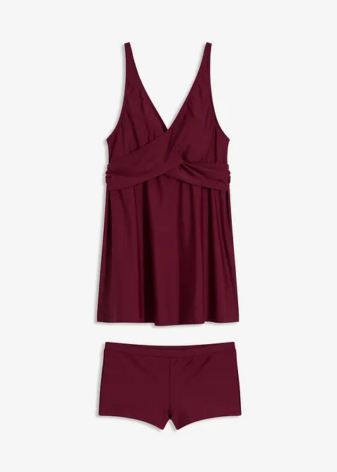 Tankini lungo con scollatura a V (set 2 pezzi), bonprix