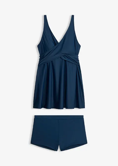 Tankini lungo con scollatura a V (set 2 pezzi), bonprix