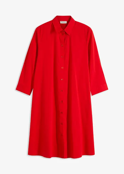 Abito chemisier in popeline compatto, bonprix