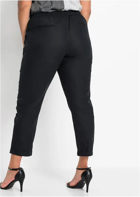 Pantaloni in misto lino, bonprix