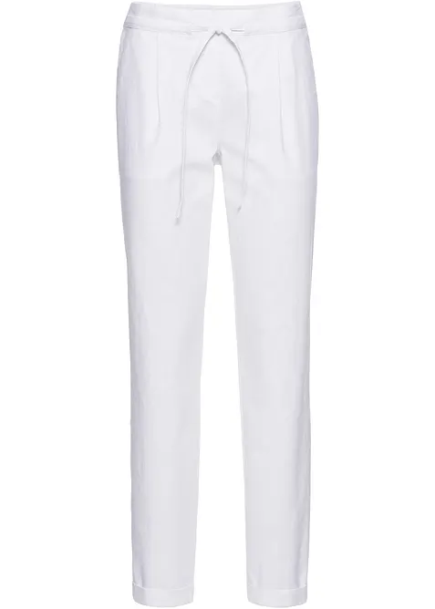 Pantaloni in misto lino, bonprix