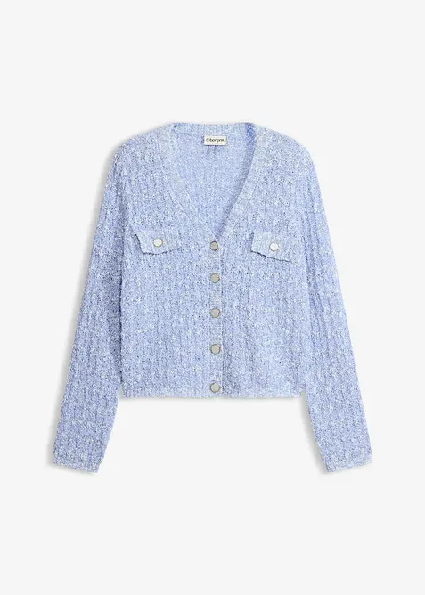 Cardigan in maglia boucl&eacute;, bonprix