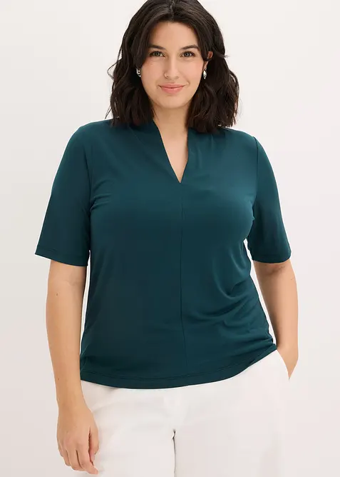 Maglia con collo a calice, bonprix