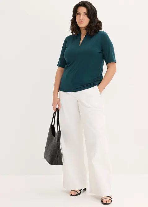 Maglia con collo a calice, bonprix