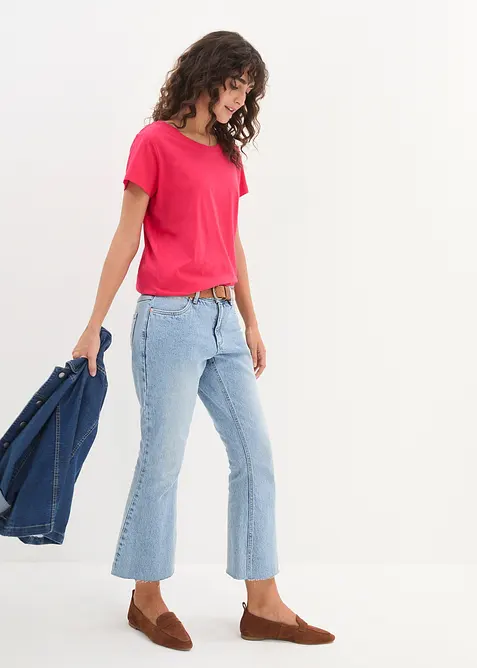 Maglia con scollo rotondo (pacco da 5), bonprix