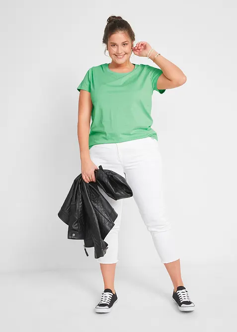 Maglia con scollo rotondo (pacco da 5), bonprix