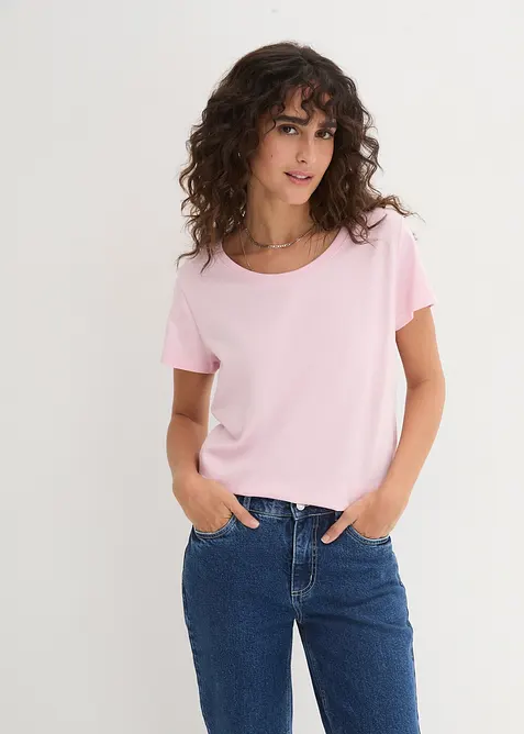 Maglia con scollo rotondo (pacco da 5), bonprix