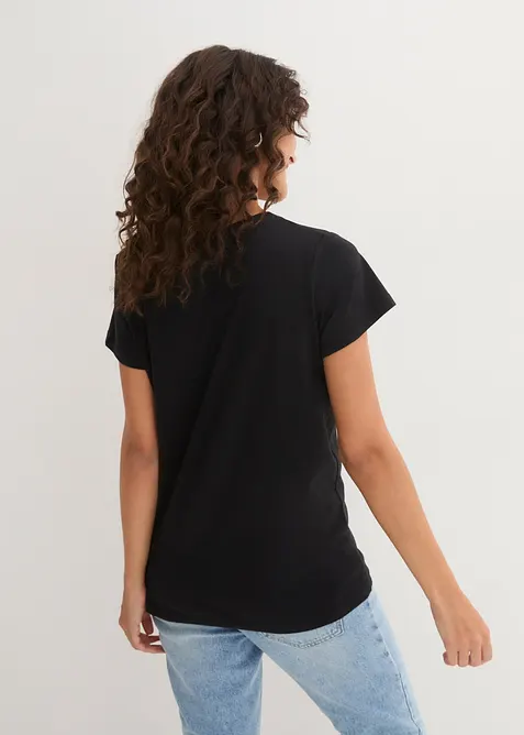 Maglia con scollo rotondo (pacco da 5), bonprix