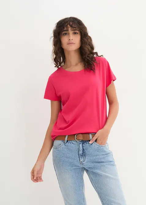Maglia con scollo rotondo (pacco da 5), bonprix