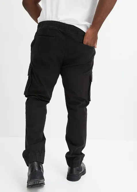 Pantaloni cargo con elastico in vita regular fit, straight, bonprix
