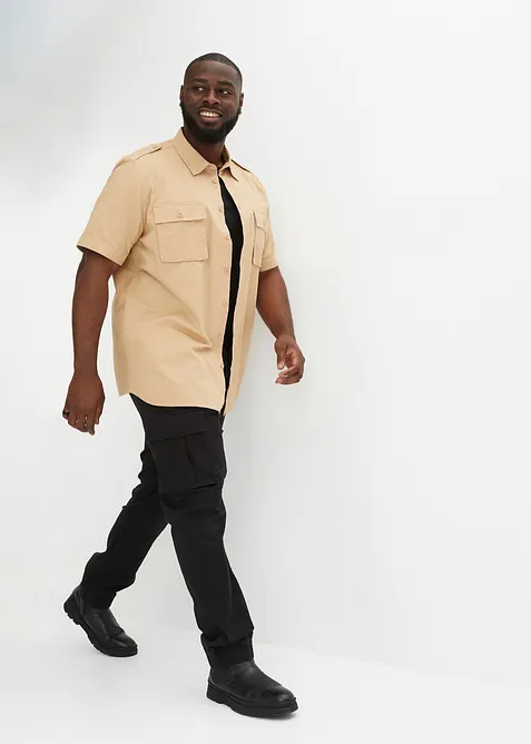 Pantaloni cargo con elastico in vita regular fit, straight, bonprix