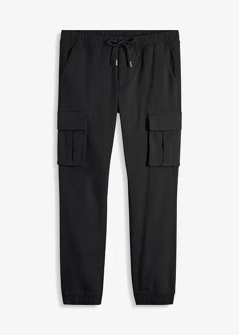 Pantaloni cargo con elastico in vita regular fit, straight, bonprix