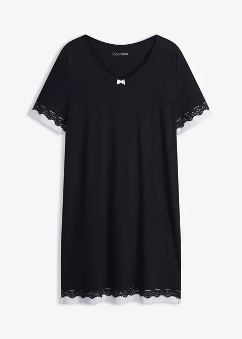 Camicia da notte in misto viscosa morbido, bonprix