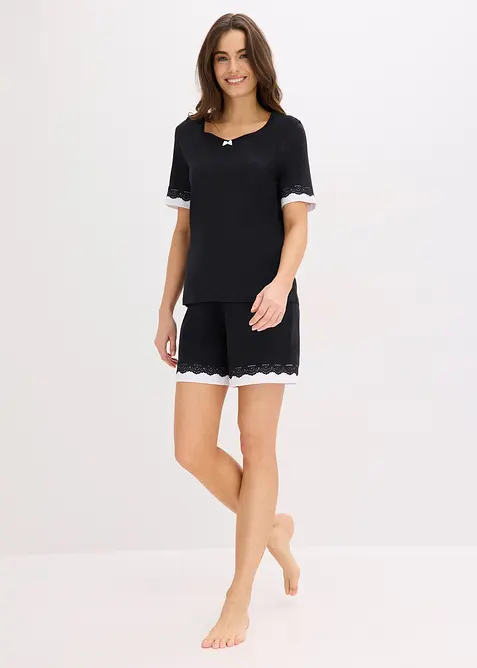 Pigiama estivo in misto viscosa morbido, bonprix