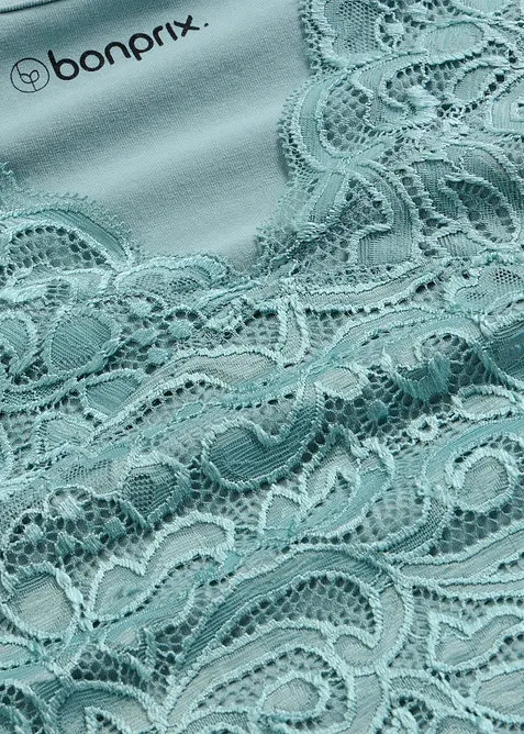 Camicia da notte con finitura in pizzo, bonprix