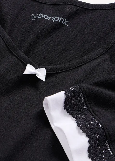 Camicia da notte in misto viscosa morbido, bonprix