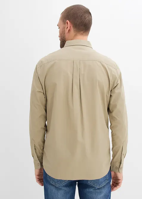Camicia a maniche lunghe in puro cotone biologico, bonprix