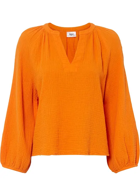 Blusa oversize in mussola, bonprix