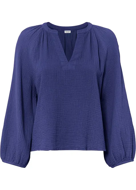 Blusa oversize in mussola, bonprix
