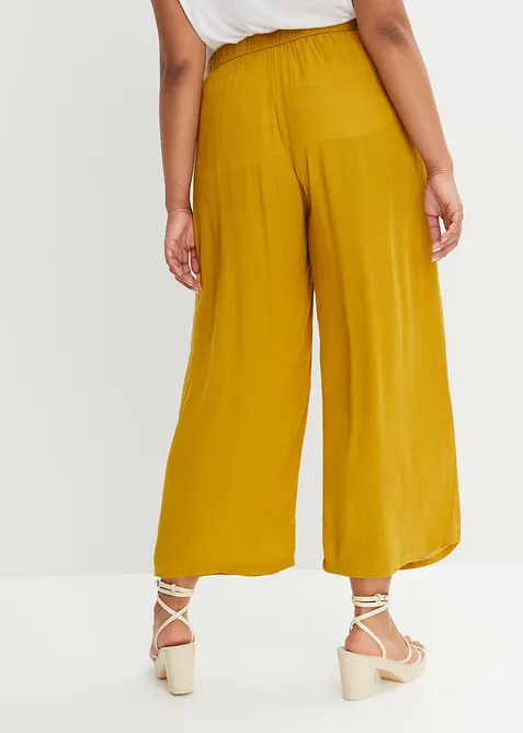 Pantaloni in viscosa con elastico in vita, bonprix