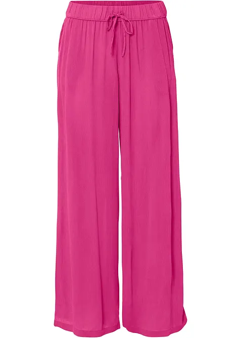 Pantaloni in viscosa con elastico in vita, bonprix