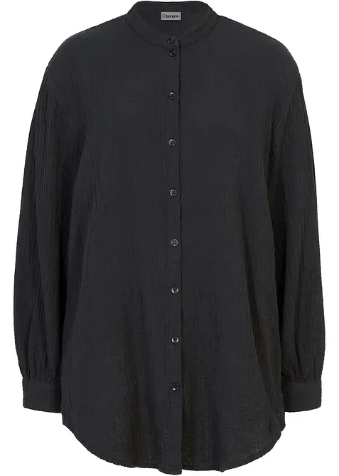 Camicia lunga in mussola leggera, bonprix