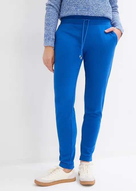 Pantaloni con elastico in vita in morbido punto di Roma, bonprix