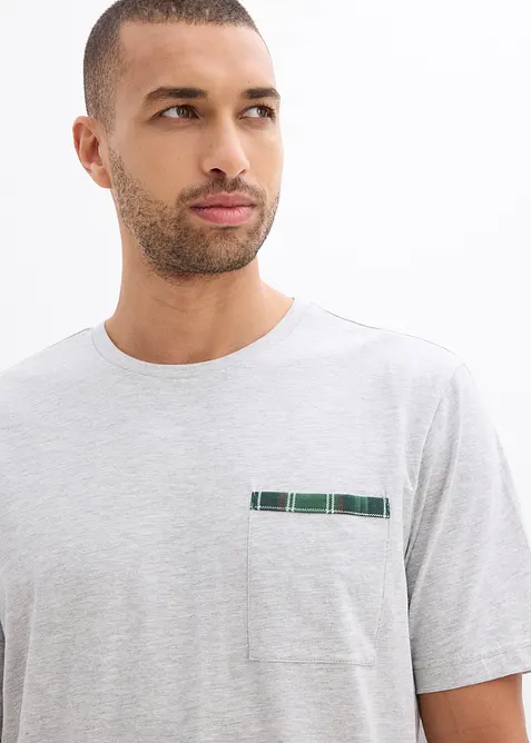 Pigiama estivo con taschino, bonprix