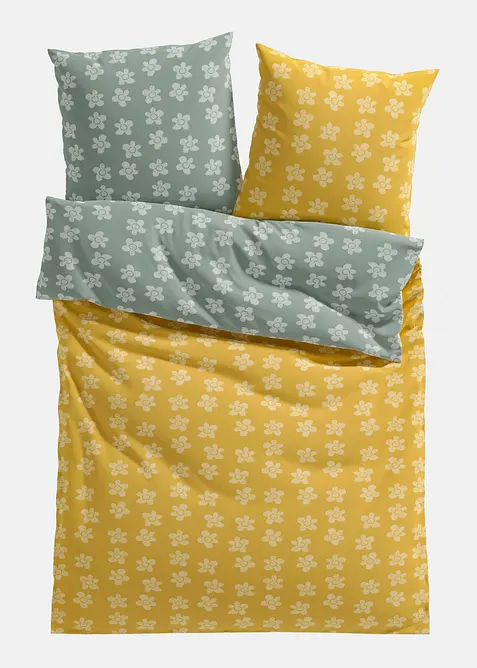 Biancheria da letto double-face in misto cotone, bonprix