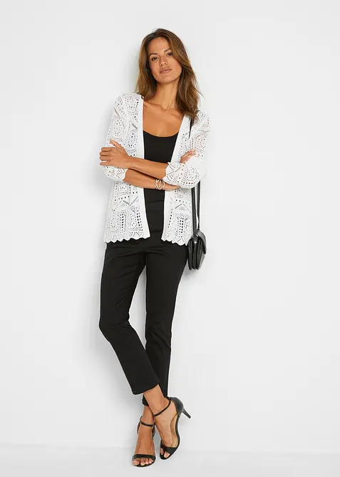 Cardigan traforato, bonprix