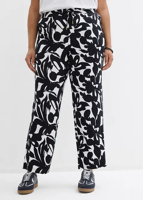 Pantaloni in jersey misto viscosa, bonprix