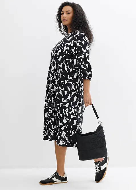 Abito lungo in viscosa fluente, bonprix