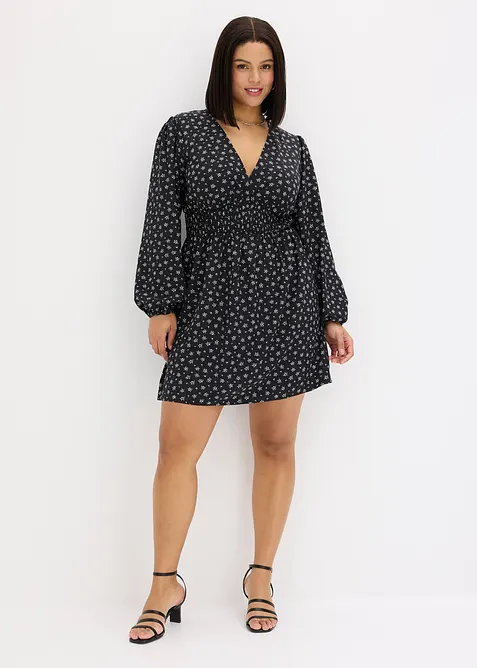 Miniabito con maniche a sbuffo, bonprix