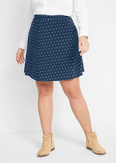 Gonna di jersey (pacco da 2), bonprix