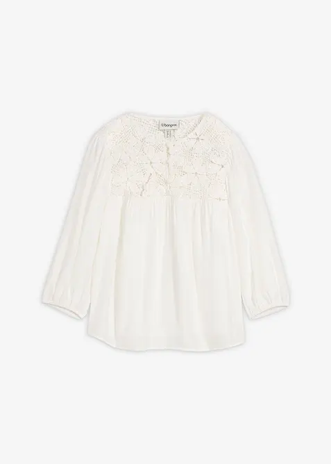 Blusa in misto viscosa fluido, bonprix