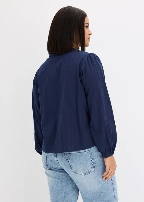 Blusa in cotone ricamato, bonprix