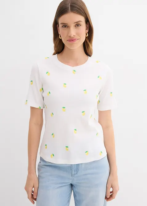 T-shirt in puro cotone biologico, bonprix