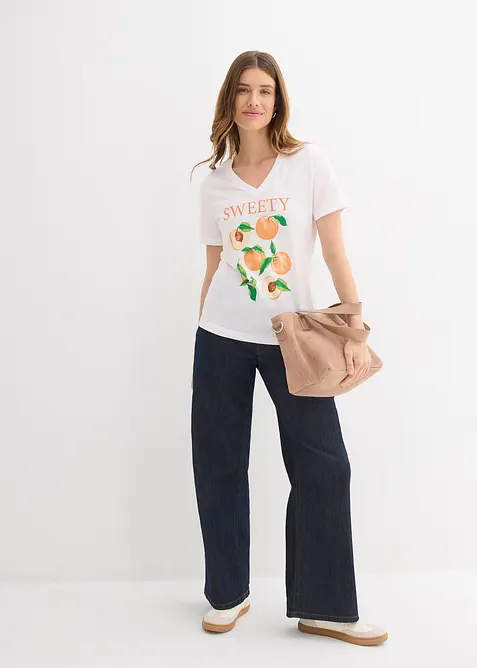 T-shirt in puro cotone biologico, bonprix