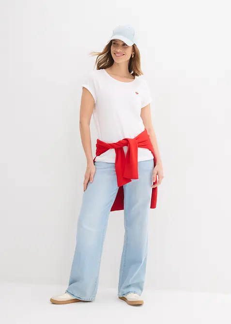 T-shirt in puro cotone, bonprix