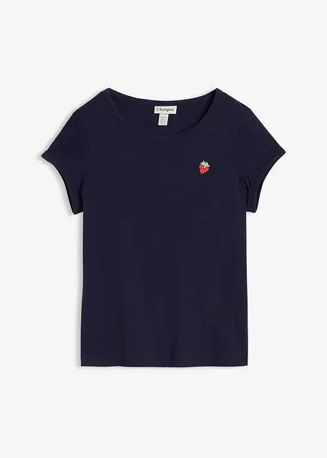 T-shirt in puro cotone, bonprix
