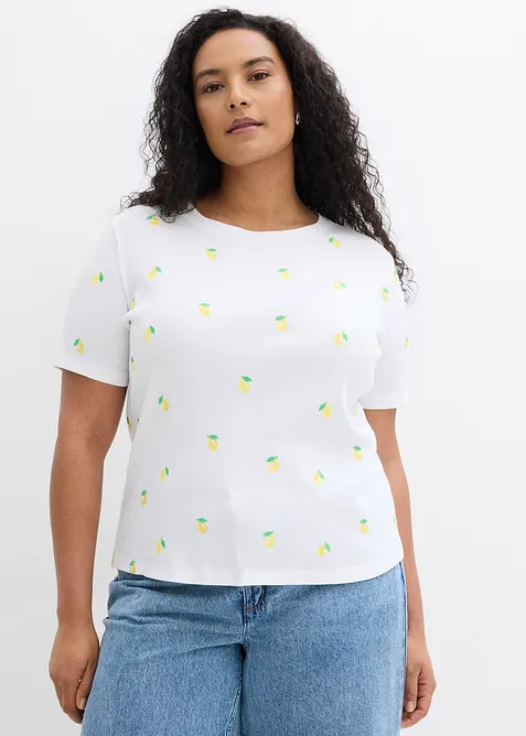 T-shirt in puro cotone biologico, bonprix