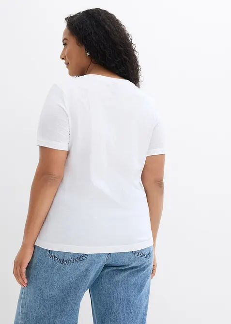 T-shirt in puro cotone biologico, bonprix